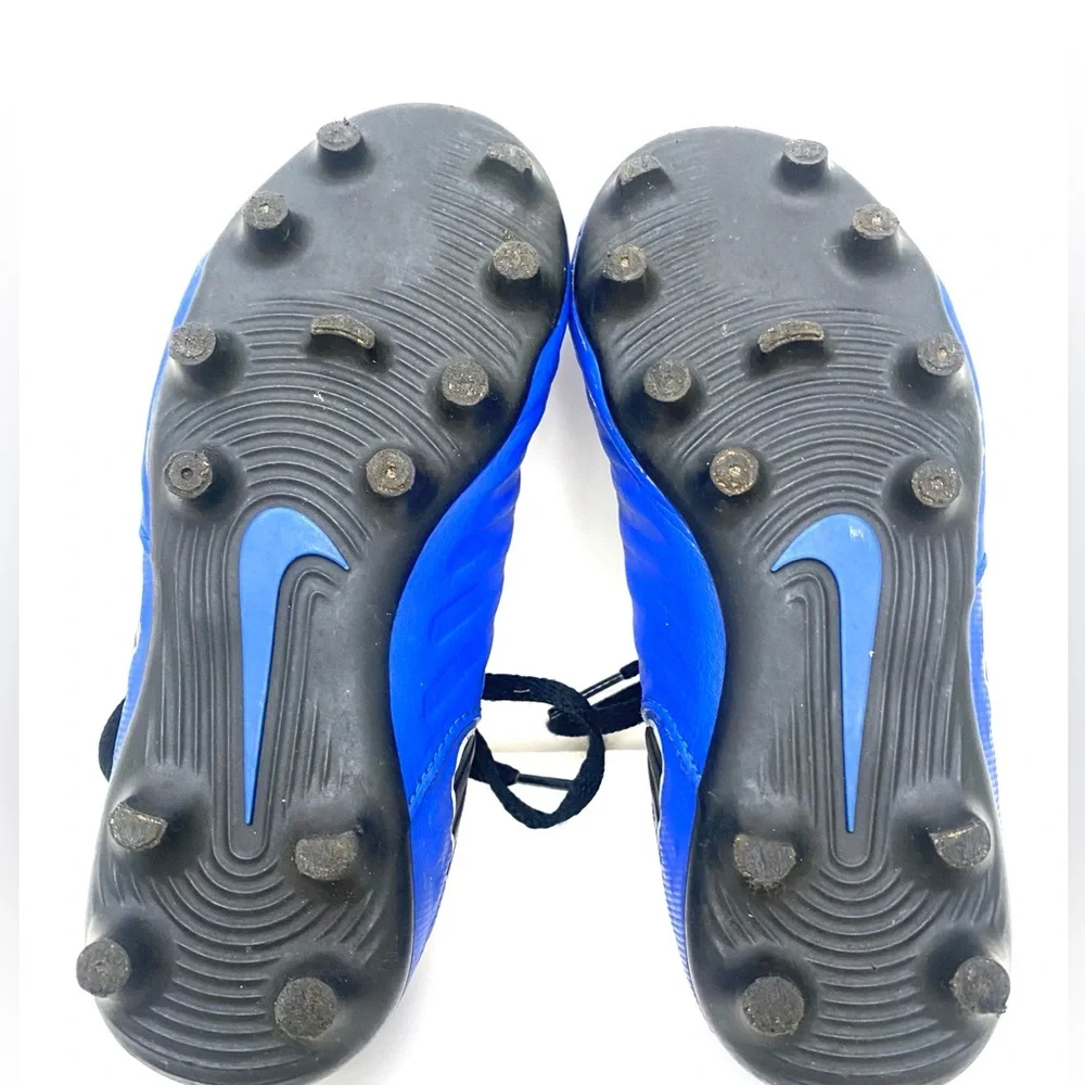 Nike Jr Youth Tiempo Legend 7 Racer Blue/Metallic Silver Soccer Cleats